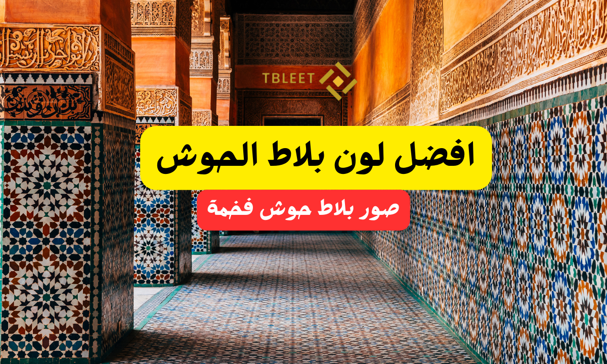 افضل لون بلاط الحوش صور بلاط حوش 2026